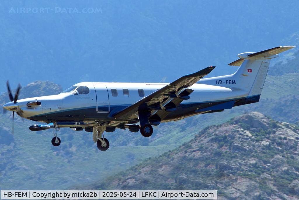 HB-FEM, 2023 Pilatus PC-12 NGX C/N 2379, Landing