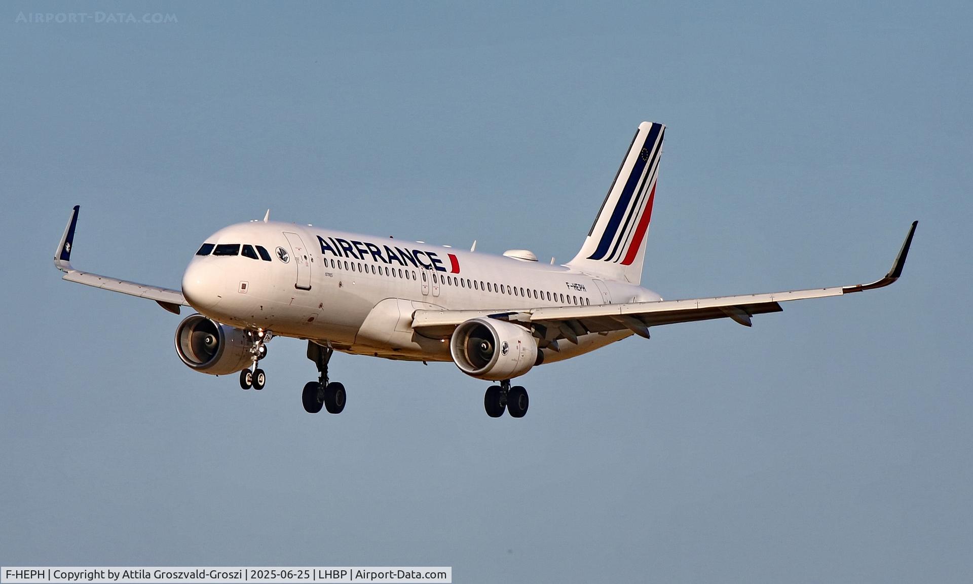 F-HEPH, 2013 Airbus A320-214 C/N 5869, LHBP - Budapest Liszt Ferenc International Airport, Budapest, Hungary