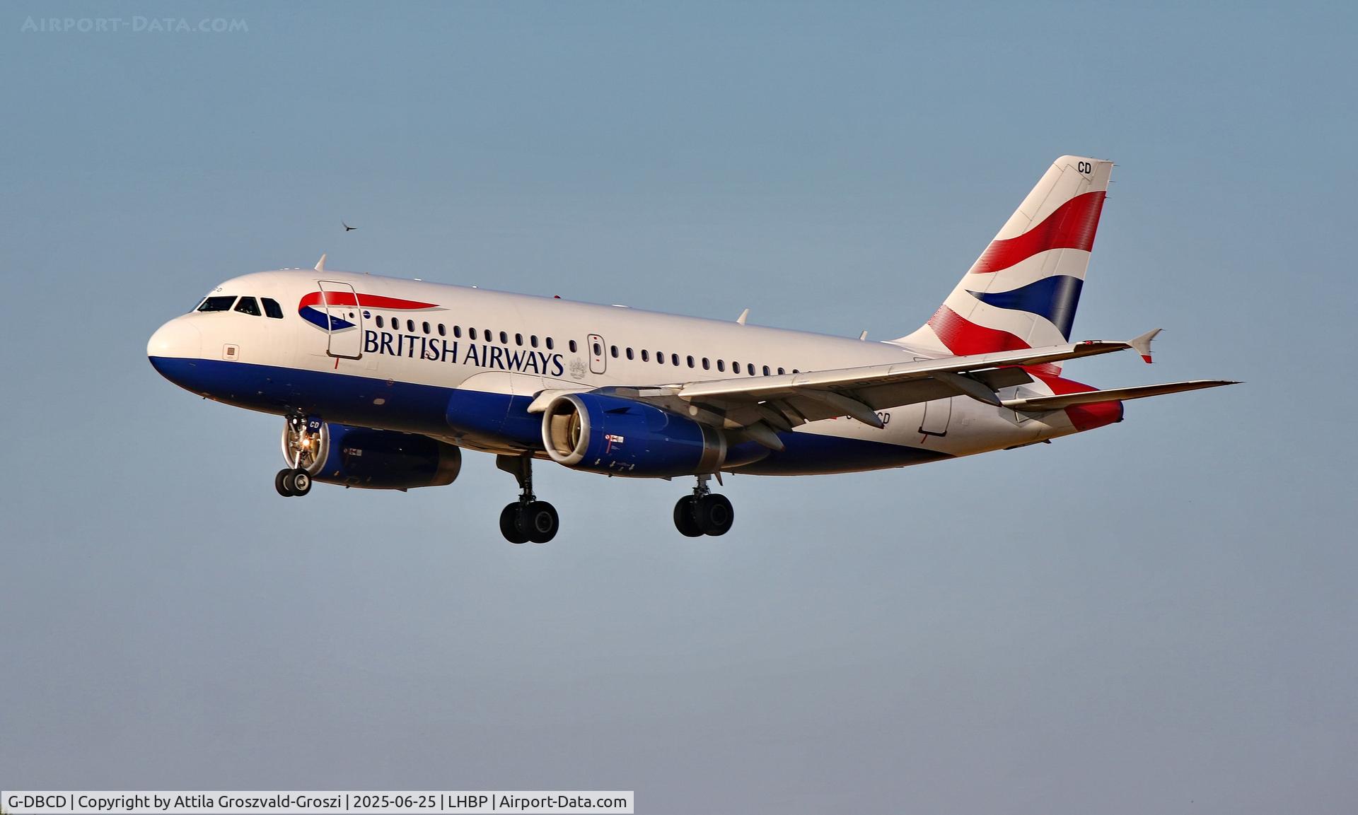 G-DBCD, 2005 Airbus A319-131 C/N 2389, LHBP - Budapest Liszt Ferenc International Airport, Budapest, Hungary