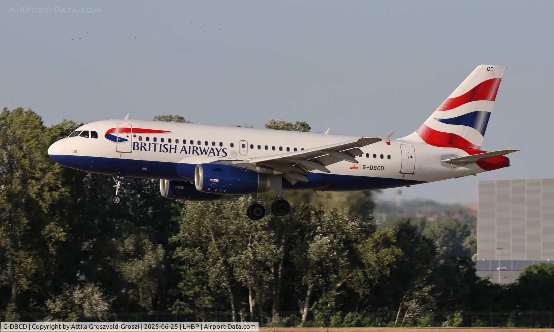 G-DBCD, 2005 Airbus A319-131 C/N 2389, LHBP - Budapest Liszt Ferenc International Airport, Budapest, Hungary