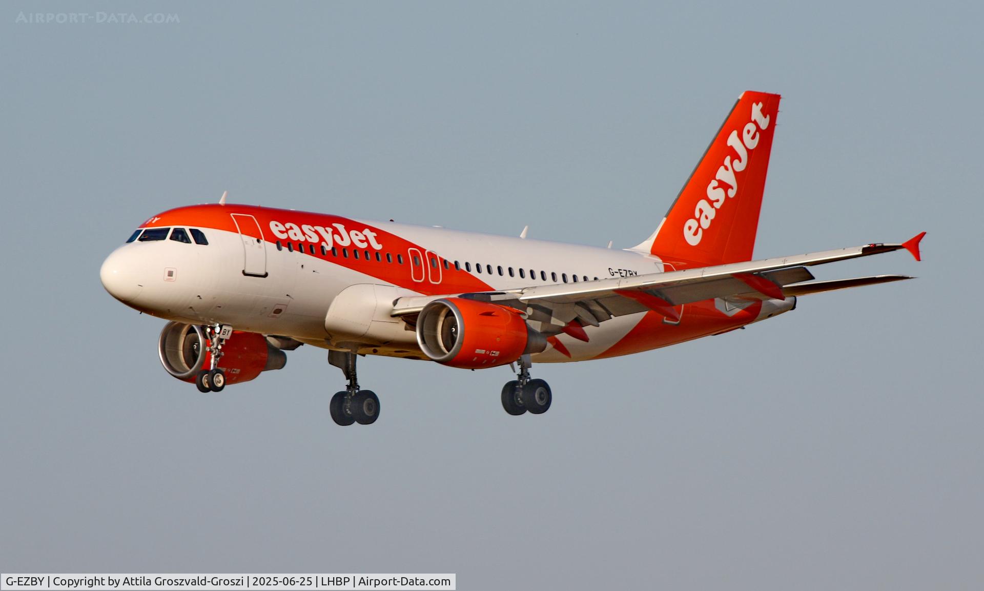 G-EZBY, 2007 Airbus A319-111 C/N 3176, LHBP - Budapest Liszt Ferenc International Airport, Budapest, Hungary
