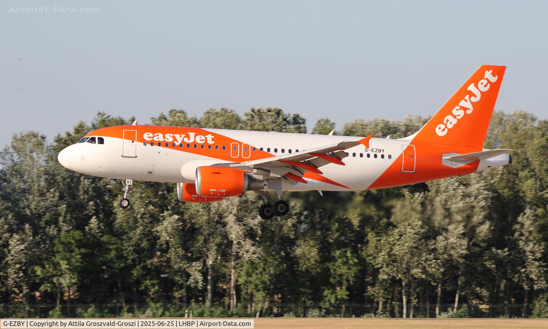 G-EZBY, 2007 Airbus A319-111 C/N 3176, LHBP - Budapest Liszt Ferenc International Airport, Budapest, Hungary