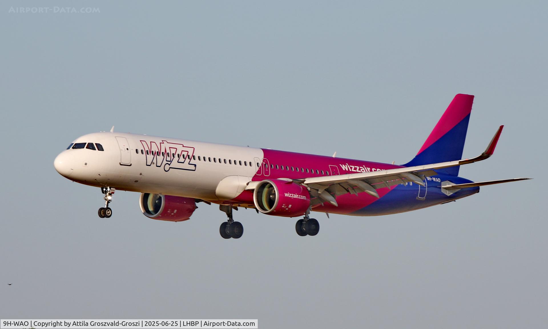 9H-WAO, 2020 Airbus A321-271NX C/N 9564, LHBP - Budapest Liszt Ferenc International Airport, Budapest, Hungary