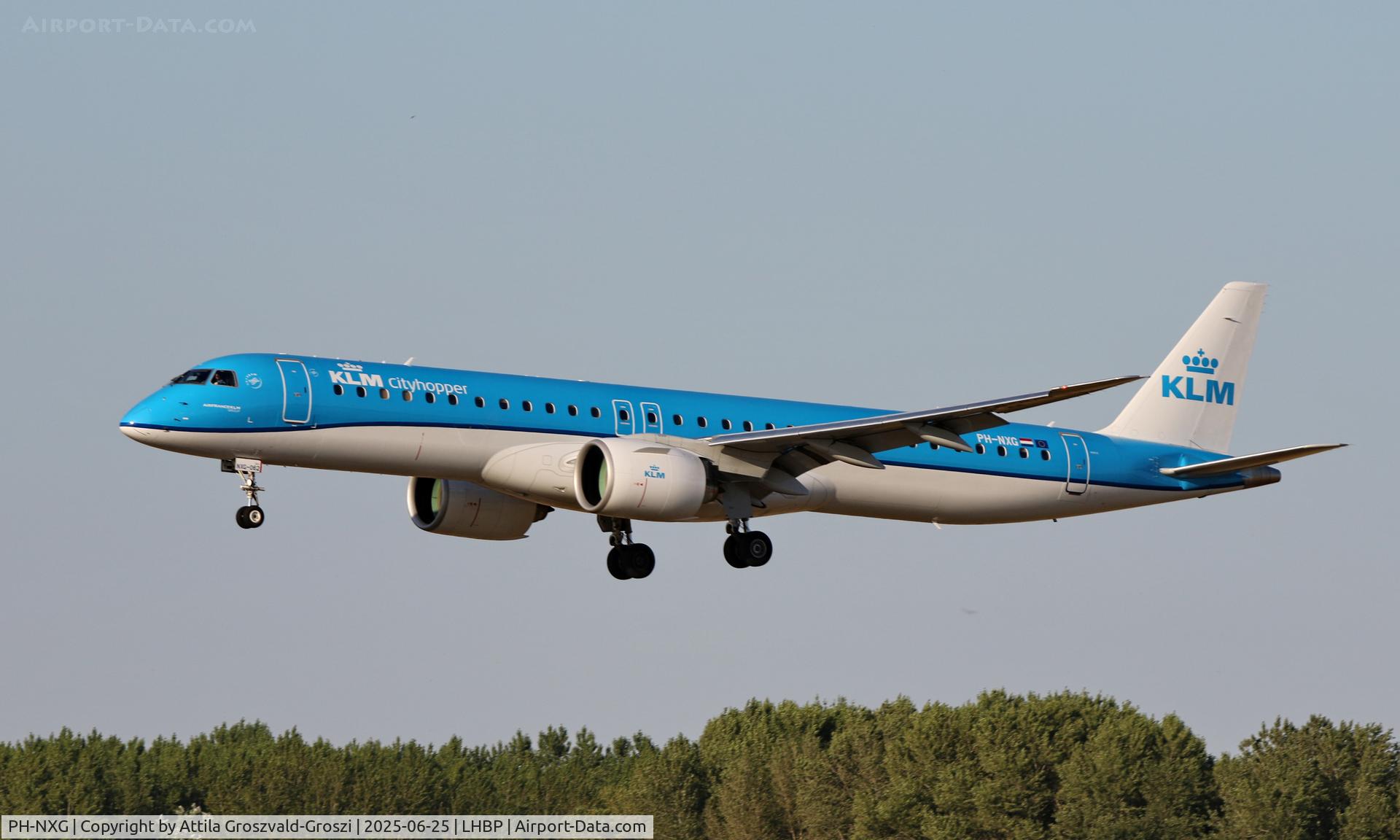 PH-NXG, 2021 Embraer E195-E2 (ERJ-190-400STD) C/N 19020062, LHBP - Budapest Liszt Ferenc International Airport, Budapest, Hungary
