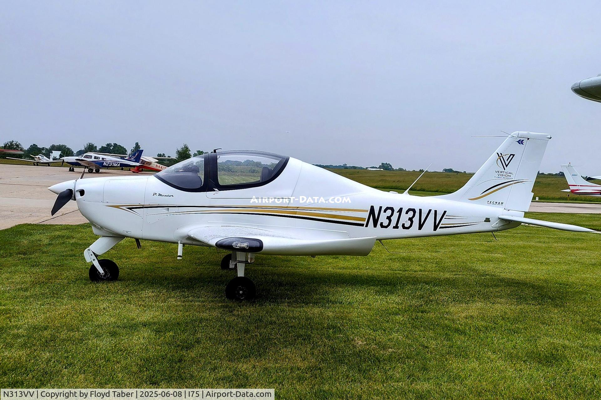 N313VV, 2024 COSTRUZIONI AERONAUTICHE TECNA P-MENTOR C/N 1108/US, Arrived at the first annual Dr Jim and Mary Ellen Kimball Memorial Fly In