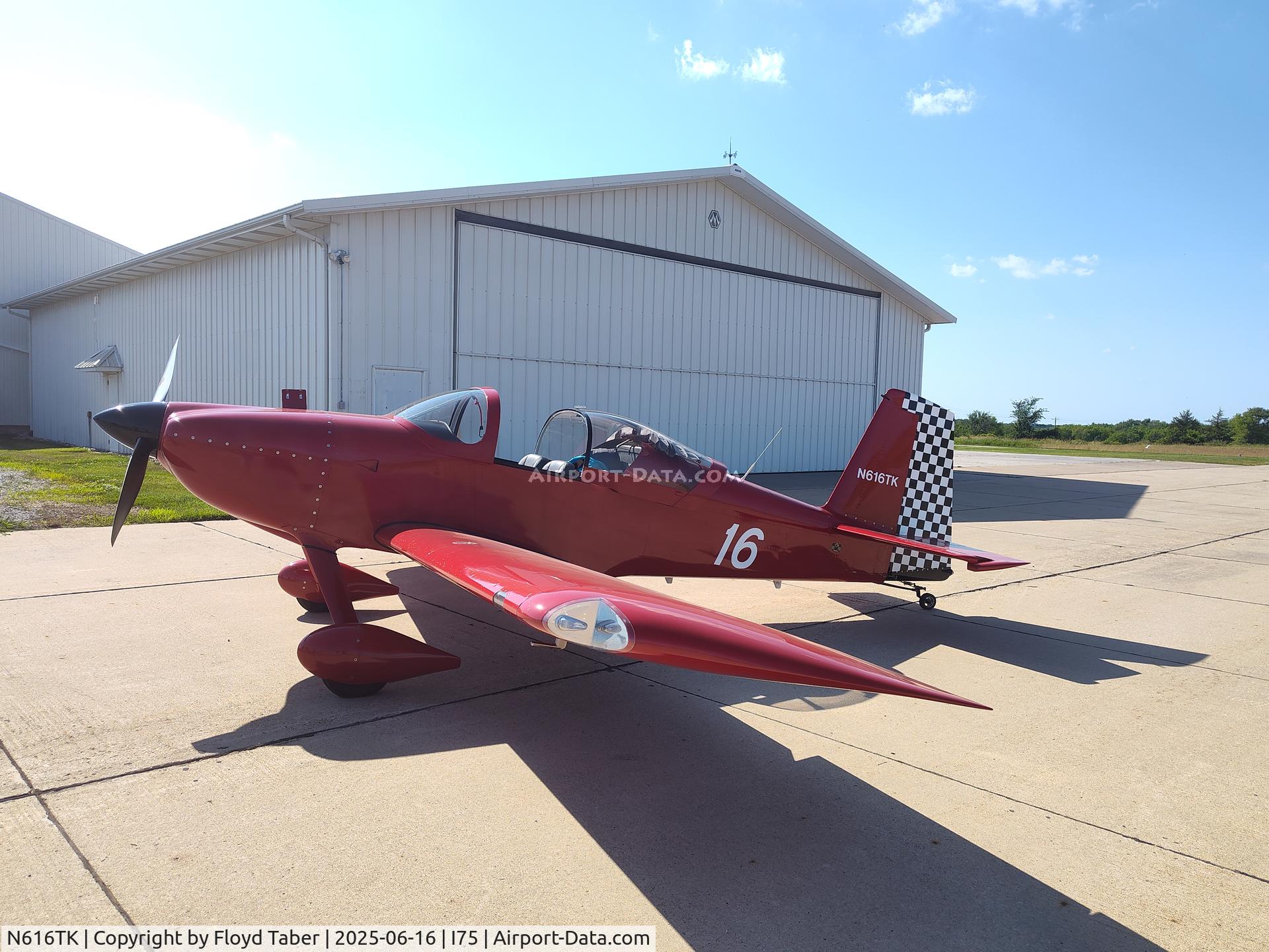 N616TK, 2018 KOCHER THOMAS D RV7 C/N 73509, Flew in for fuel