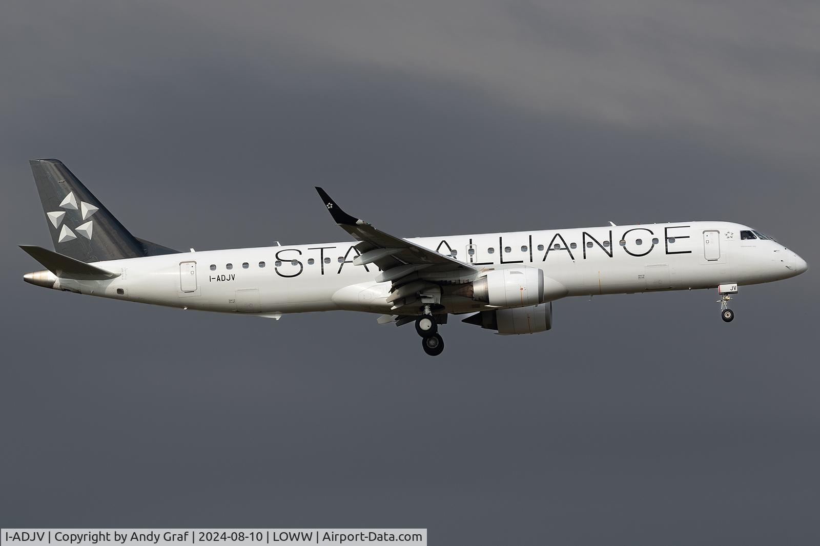 I-ADJV, 2009 Embraer 195LR (ERJ-190-200LR) C/N 19000308, Air Dolomiti EMB195
