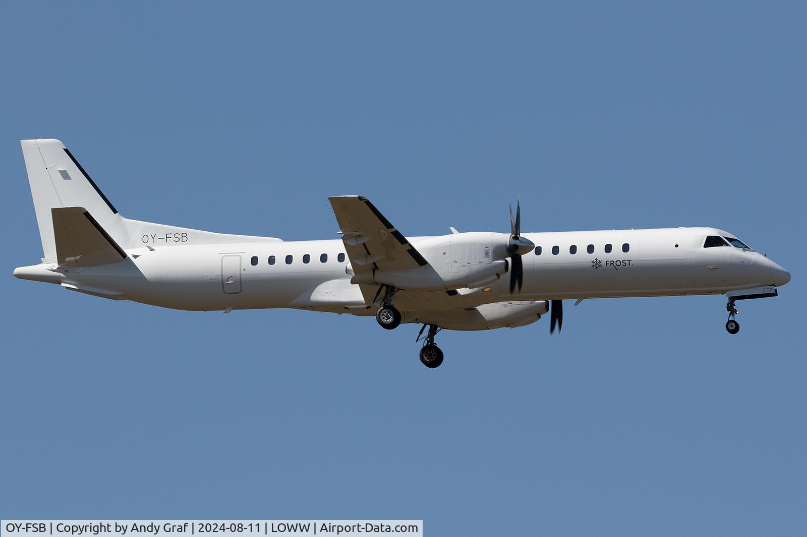 OY-FSB, 1995 Saab 2000 C/N 2000-013, Frost S2000
