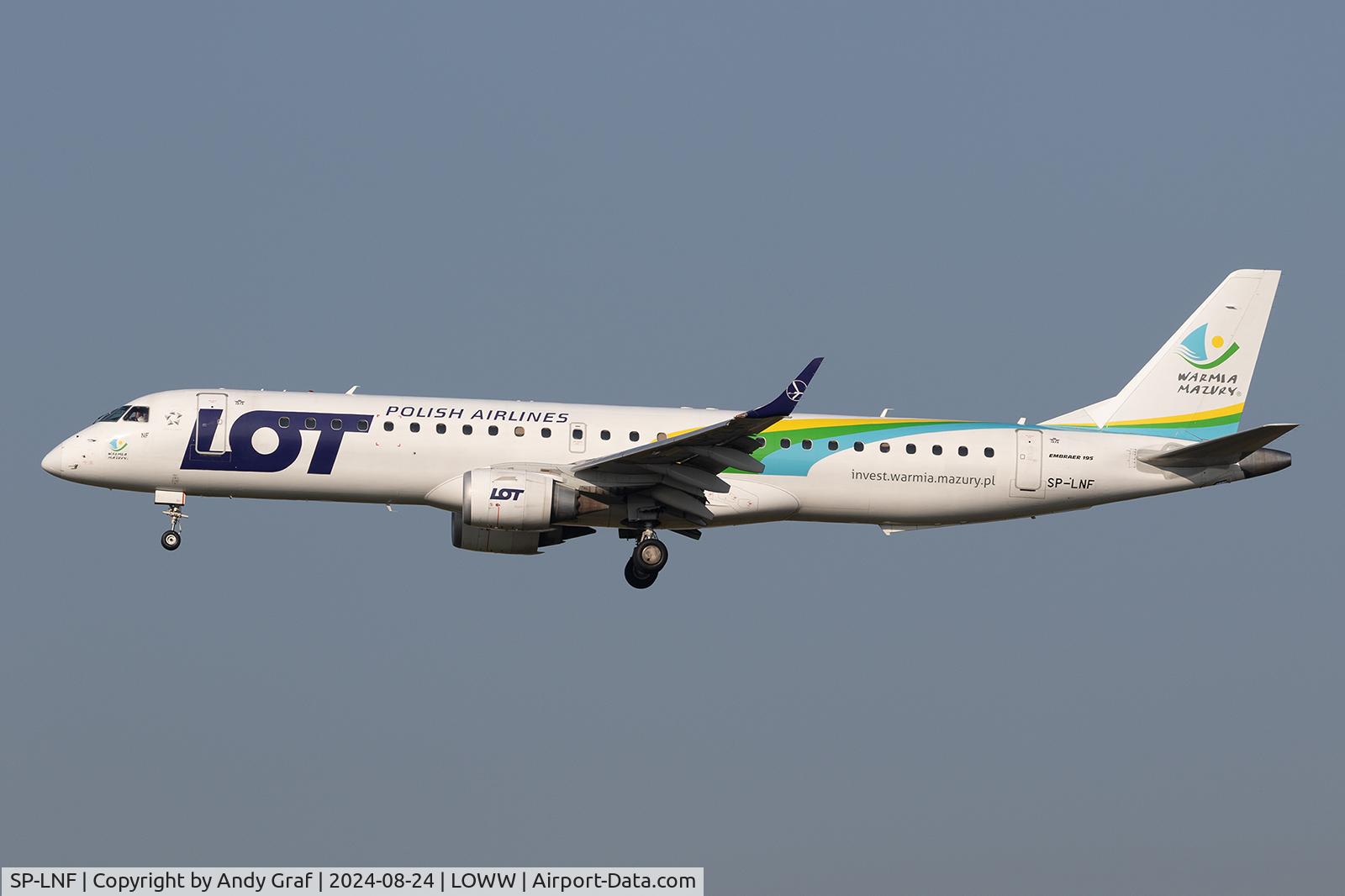 SP-LNF, 2013 Embraer 195LR (ERJ-190-200LR) C/N 19000596, LOT EMB190