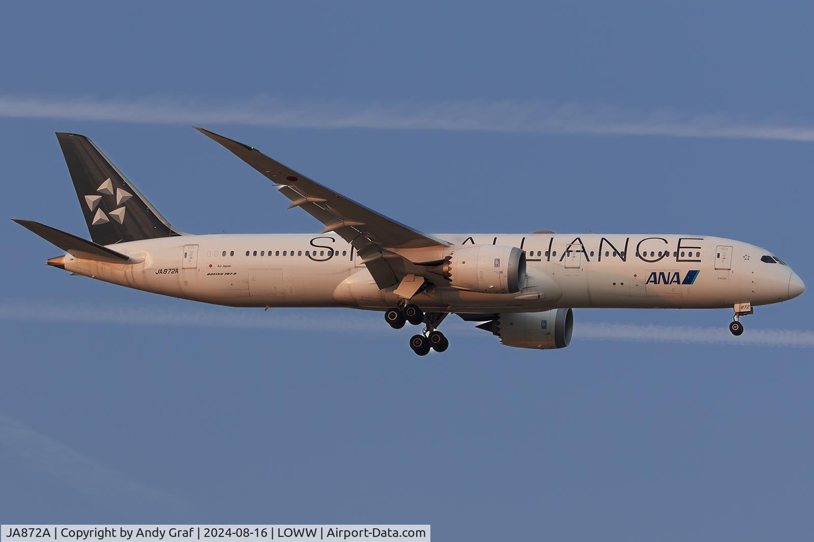 JA872A, 2015 Boeing 787-9 Dreamliner C/N 34504, ANA 787-9