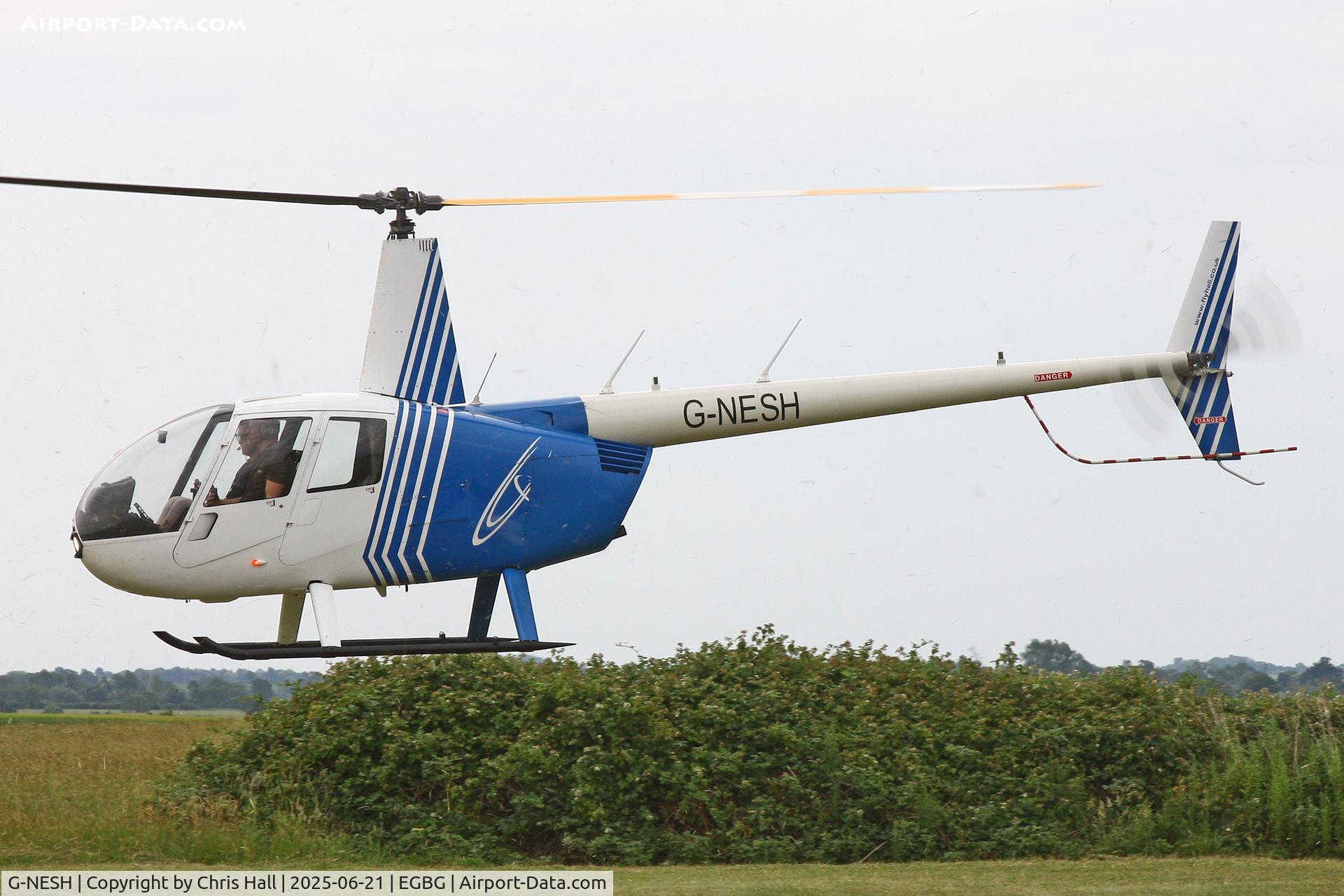 G-NESH, 2007 Robinson R44 Clipper II C/N 11609, Leicester 21-06-25