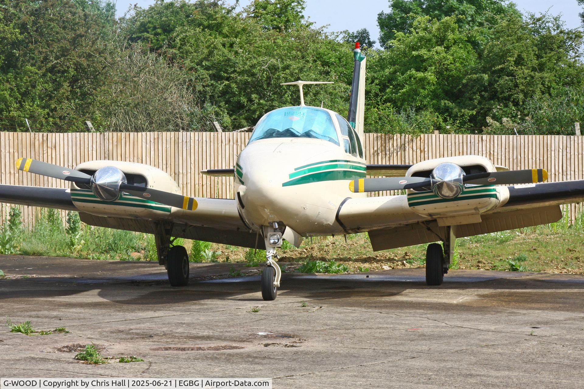 G-WOOD, 1969 Beech 95-B55 Baron Baron C/N TC-1283, Leicester 21-06-25