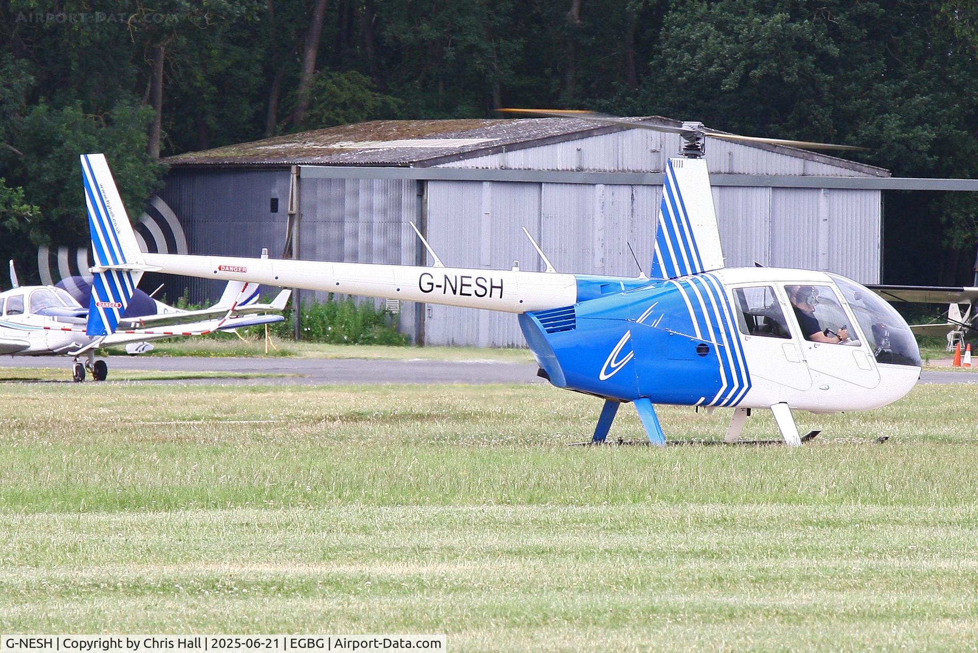 G-NESH, 2007 Robinson R44 Clipper II C/N 11609, Leicester 21-06-25