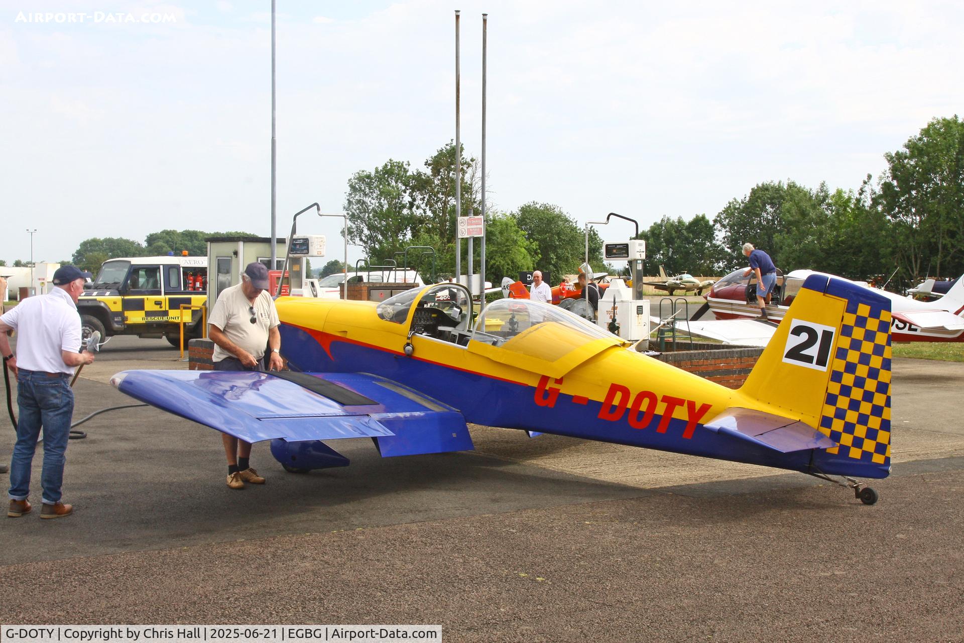 G-DOTY, 2010 Vans RV-7 C/N PFA 323-14387, Royal Aero Club RRRA British Air Racing Championship at Leicester, 21-06-25