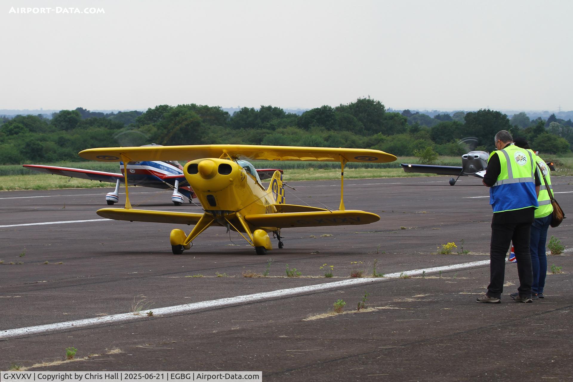 G-XVXV, 1978 Pitts S-1 Special C/N GHG9, Royal Aero Club RRRA British Air Racing Championship at Leicester, 21-06-25