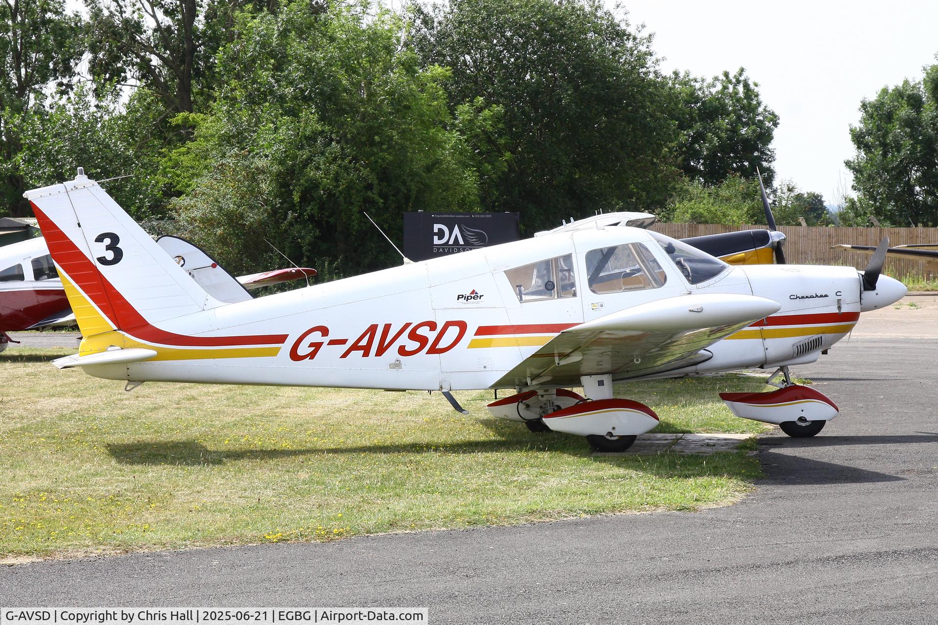 G-AVSD, 1967 Piper PA-28-180 Cherokee C/N 28-4195, Royal Aero Club RRRA British Air Racing Championship at Leicester, 21-06-25