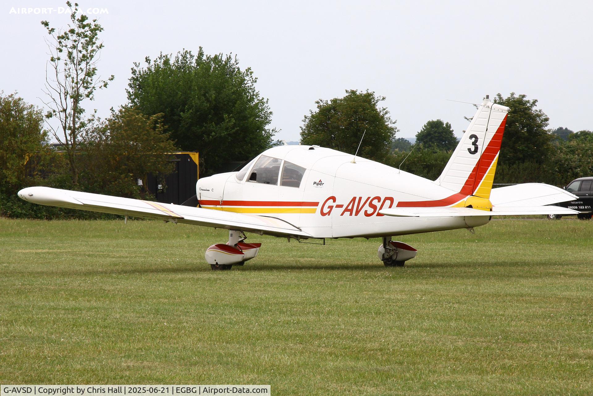 G-AVSD, 1967 Piper PA-28-180 Cherokee C/N 28-4195, Royal Aero Club RRRA British Air Racing Championship at Leicester, 21-06-25
