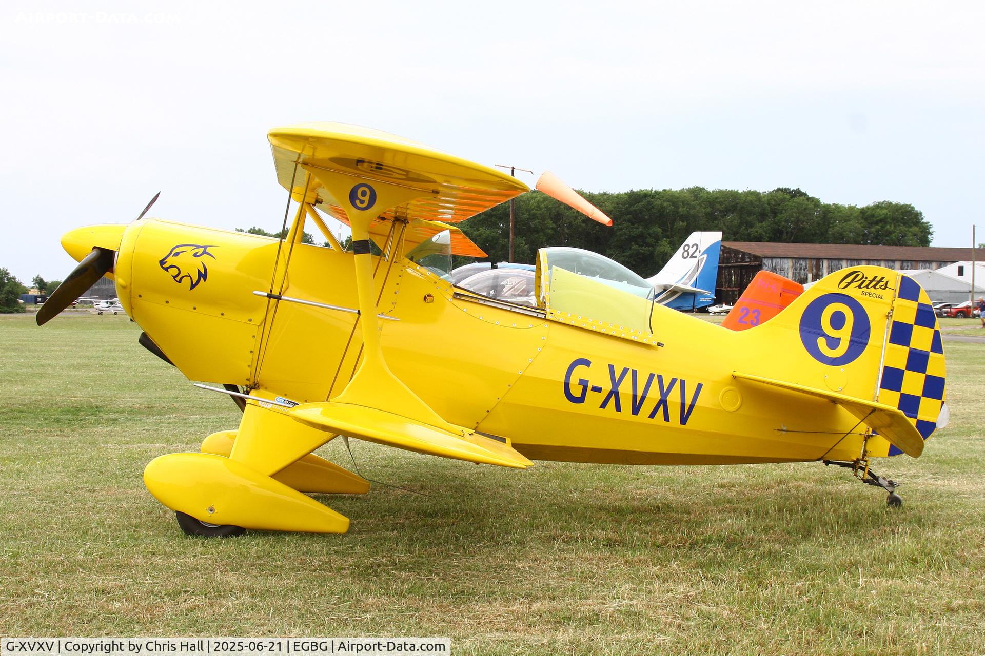 G-XVXV, 1978 Pitts S-1 Special C/N GHG9, Royal Aero Club RRRA British Air Racing Championship at Leicester, 21-06-25