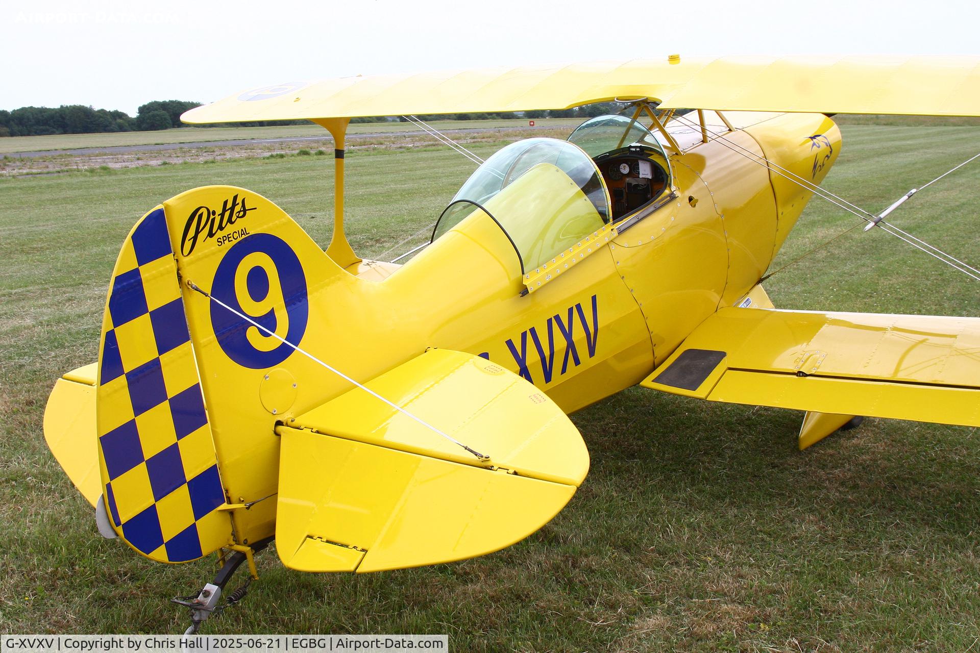 G-XVXV, 1978 Pitts S-1 Special C/N GHG9, Royal Aero Club RRRA British Air Racing Championship at Leicester, 21-06-25