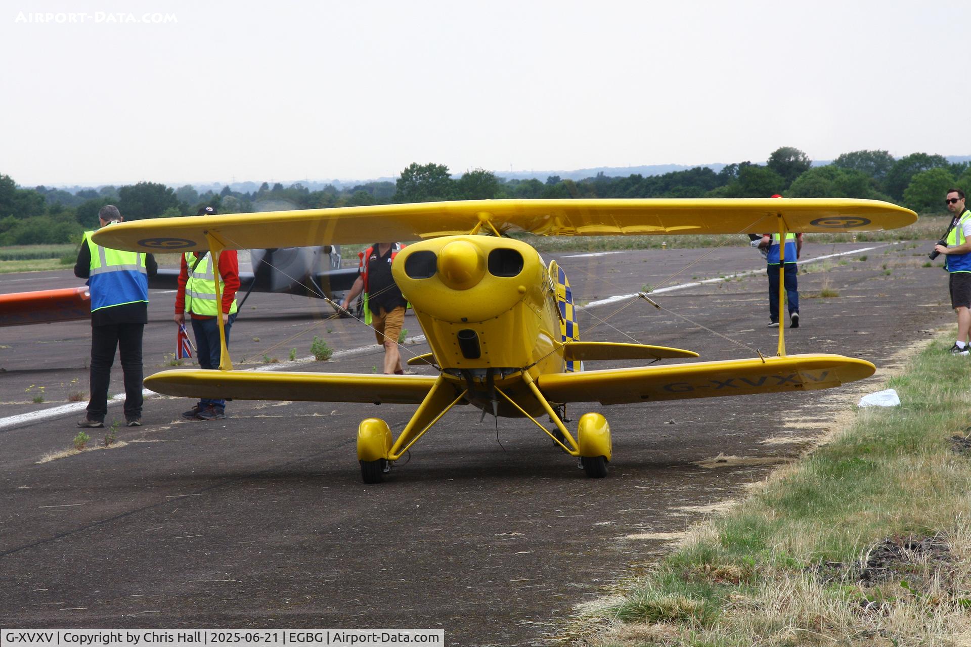 G-XVXV, 1978 Pitts S-1 Special C/N GHG9, Royal Aero Club RRRA British Air Racing Championship at Leicester, 21-06-25