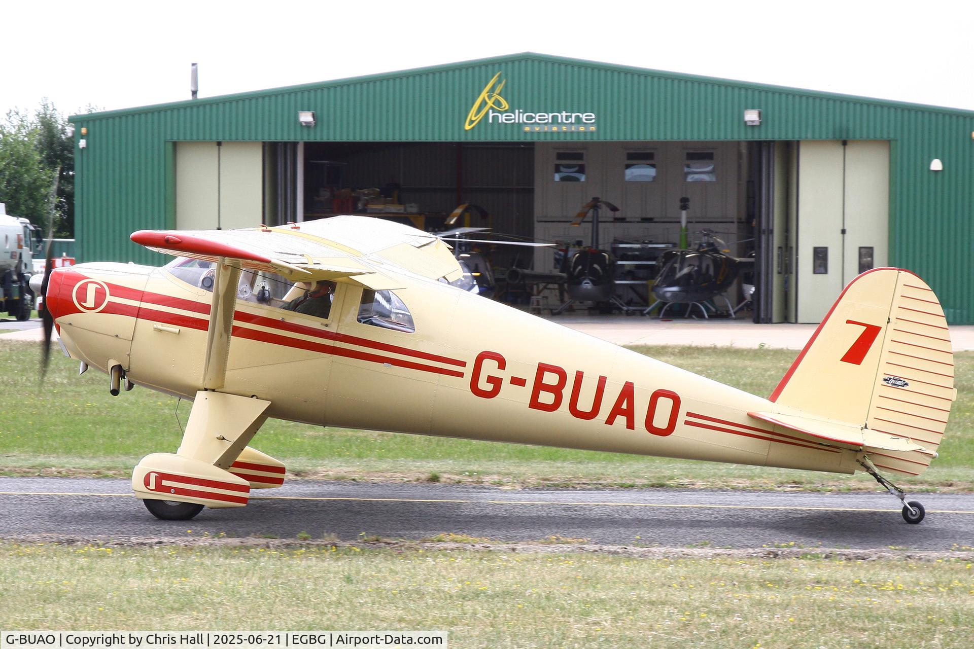 G-BUAO, 1946 Luscombe 8A C/N 4089, Royal Aero Club RRRA British Air Racing Championship at Leicester, 21-06-25