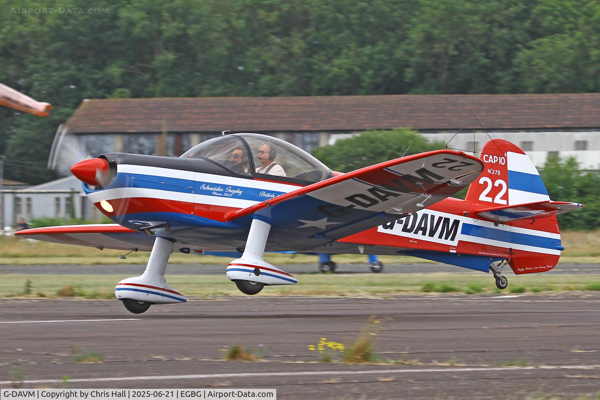 G-DAVM, 1998 Mudry CAP-10B C/N 278, Royal Aero Club RRRA British Air Racing Championship at Leicester, 21-06-25