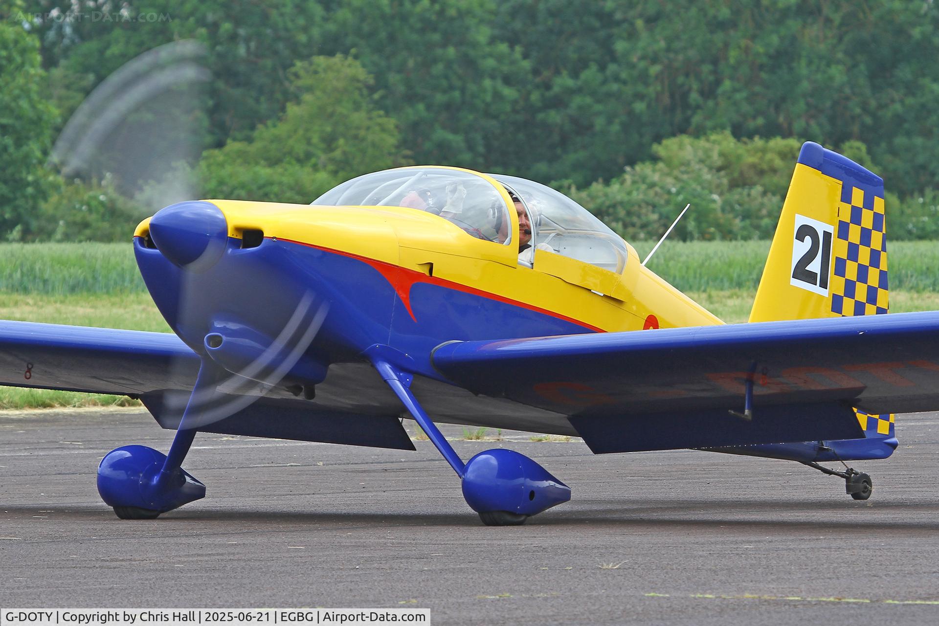 G-DOTY, 2010 Vans RV-7 C/N PFA 323-14387, Royal Aero Club RRRA British Air Racing Championship at Leicester, 21-06-25