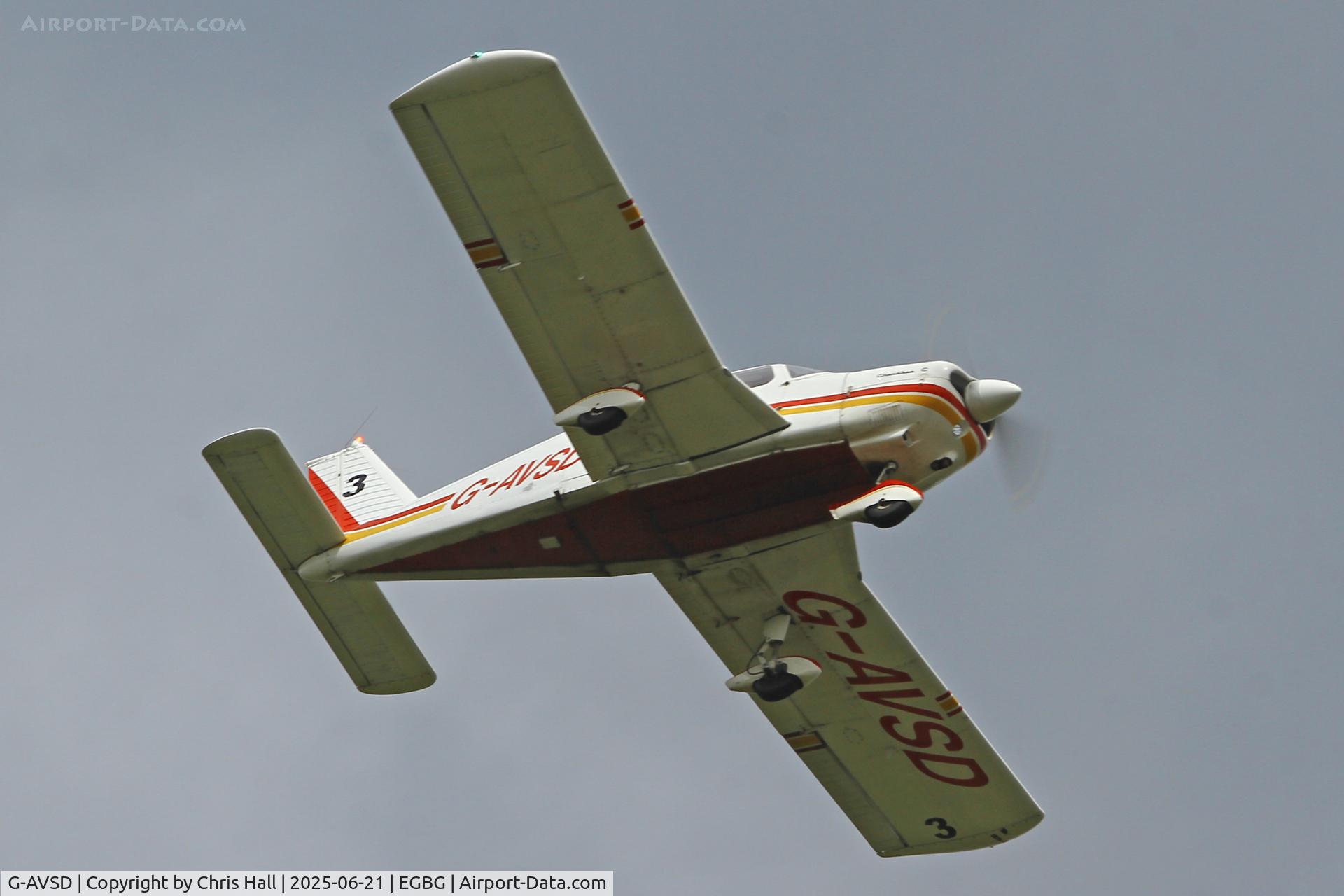 G-AVSD, 1967 Piper PA-28-180 Cherokee C/N 28-4195, Royal Aero Club RRRA British Air Racing Championship at Leicester, 21-06-25