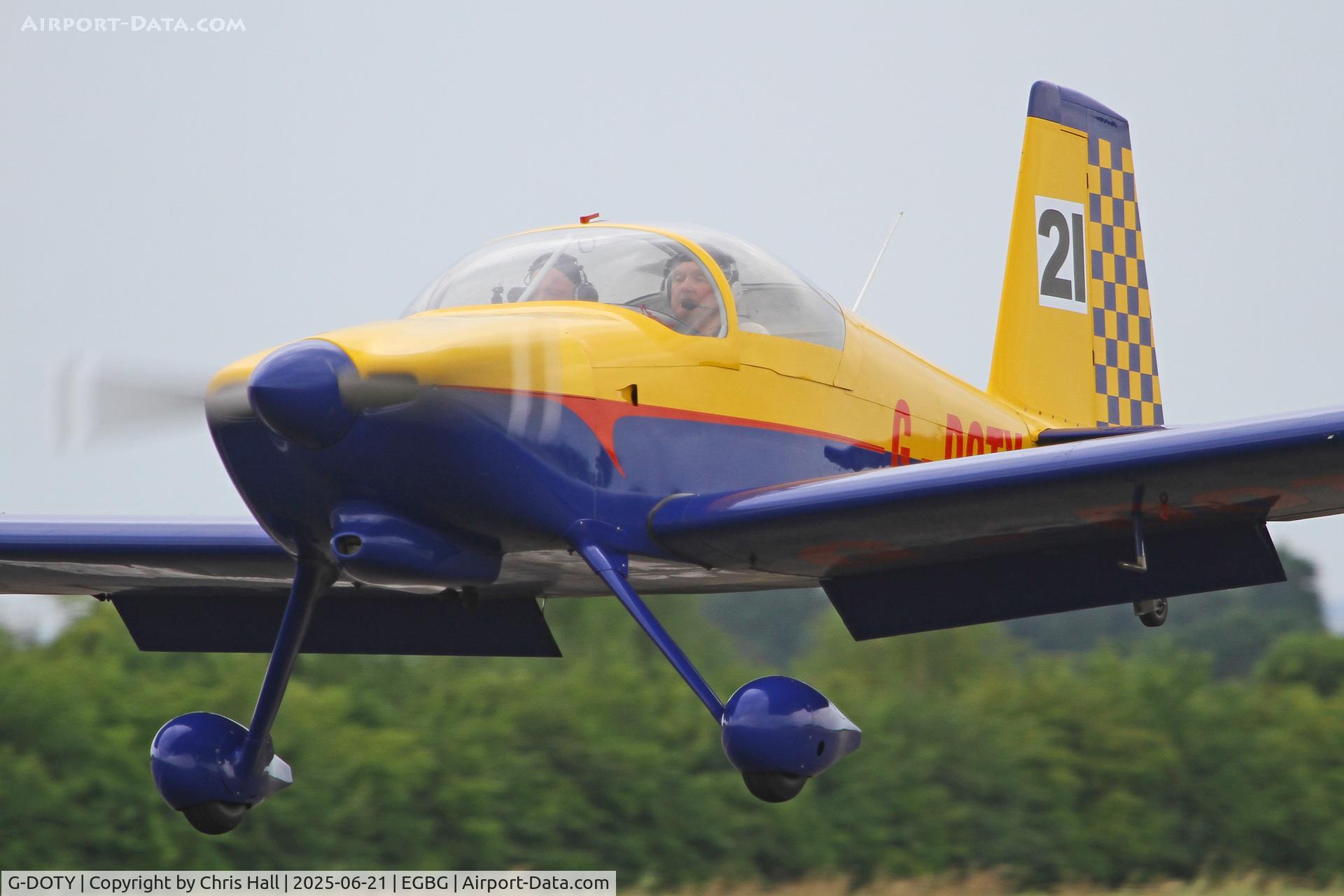 G-DOTY, 2010 Vans RV-7 C/N PFA 323-14387, Royal Aero Club RRRA British Air Racing Championship at Leicester, 21-06-25
