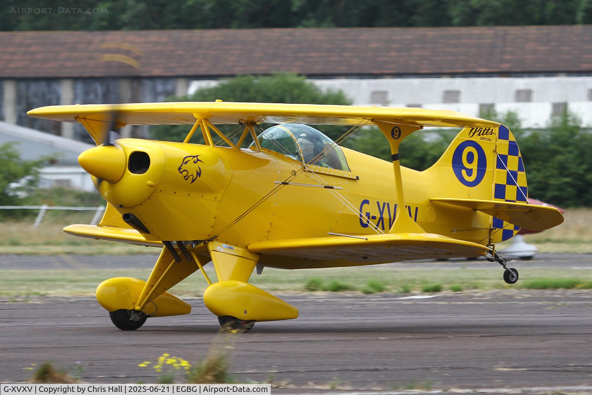 G-XVXV, 1978 Pitts S-1 Special C/N GHG9, Royal Aero Club RRRA British Air Racing Championship at Leicester, 21-06-25