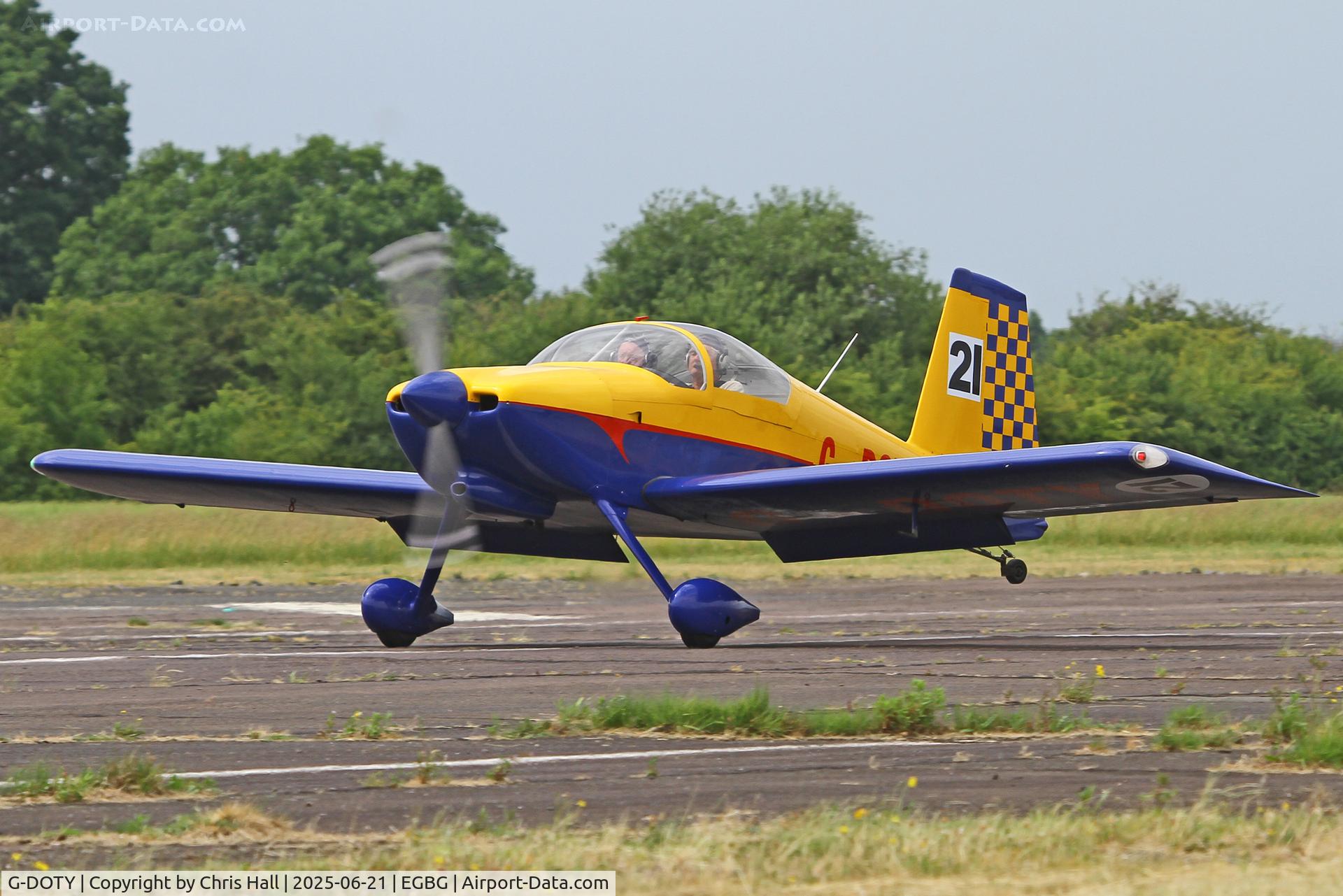 G-DOTY, 2010 Vans RV-7 C/N PFA 323-14387, Royal Aero Club RRRA British Air Racing Championship at Leicester, 21-06-25
