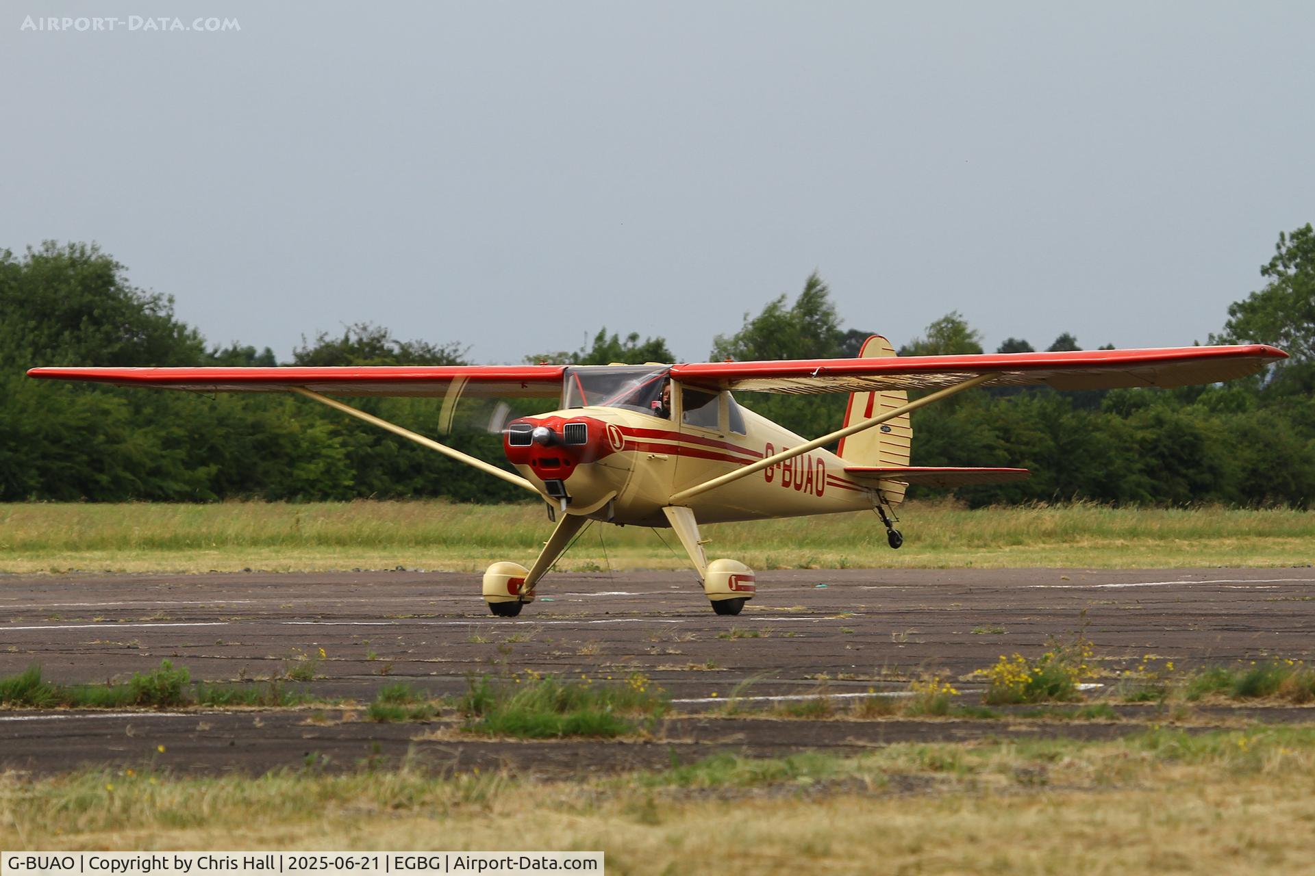 G-BUAO, 1946 Luscombe 8A C/N 4089, Royal Aero Club RRRA British Air Racing Championship at Leicester, 21-06-25