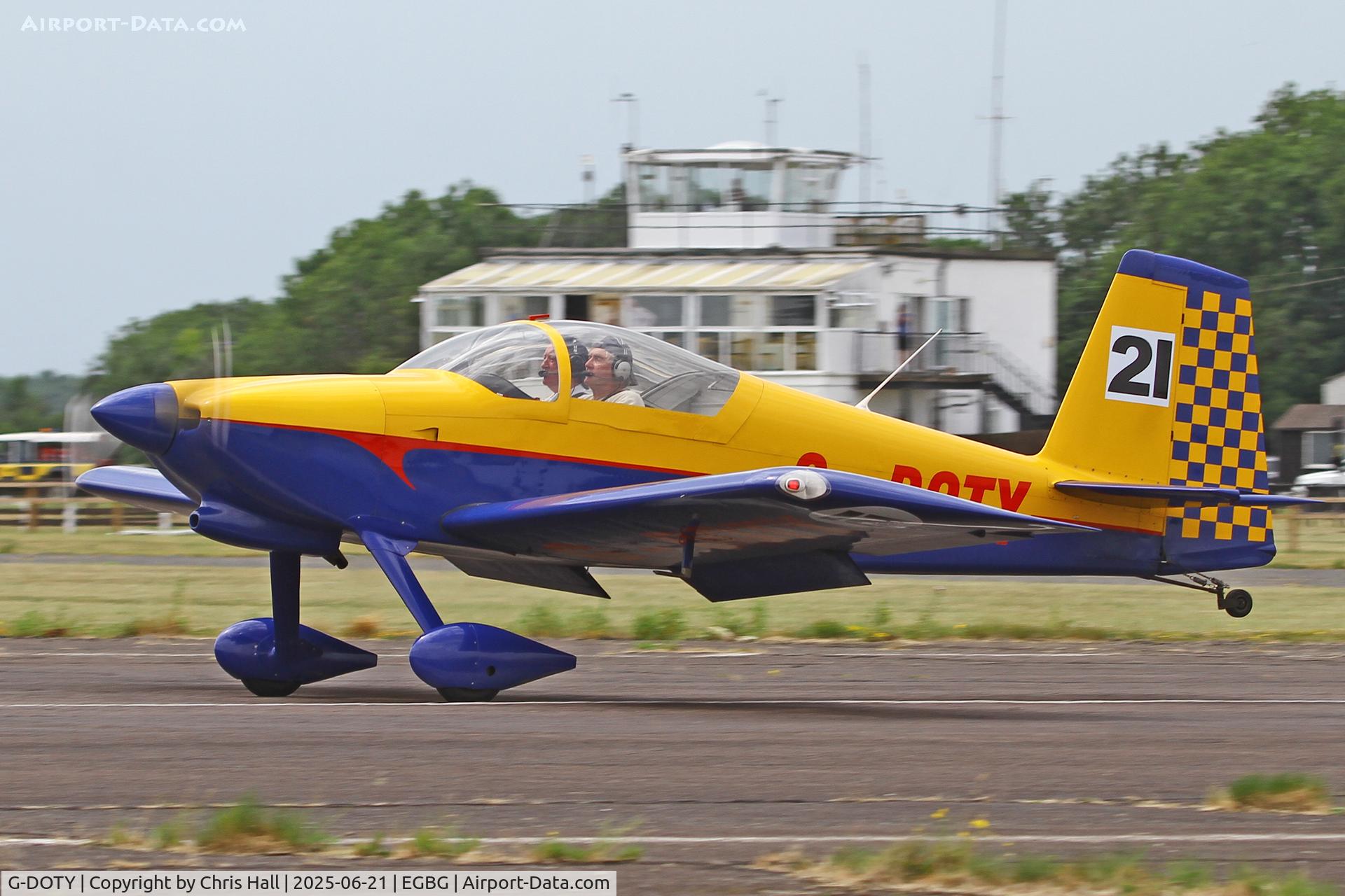 G-DOTY, 2010 Vans RV-7 C/N PFA 323-14387, Royal Aero Club RRRA British Air Racing Championship at Leicester, 21-06-25