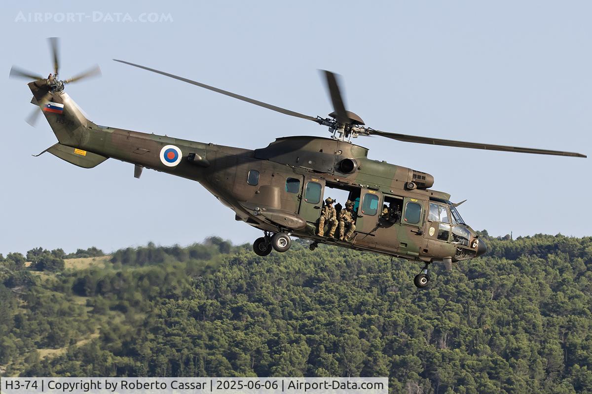H3-74, Eurocopter AS-532AL Cougar C/N 2598, Departure