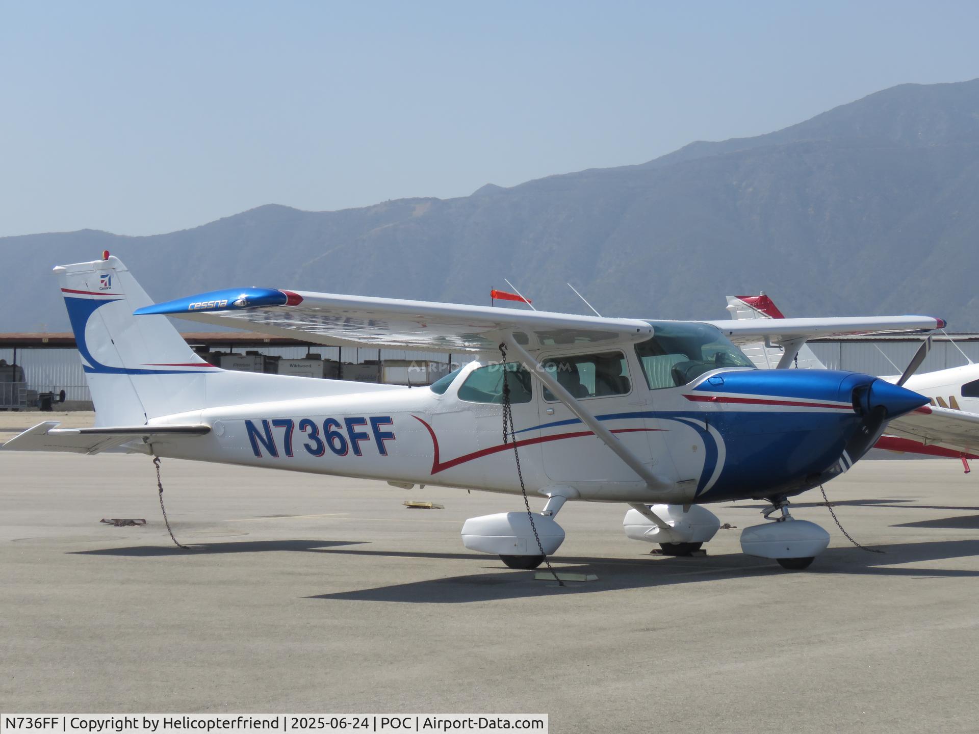 N736FF, 1977 Cessna R172K Hawk XP C/N R1722487, Parked in transit parking