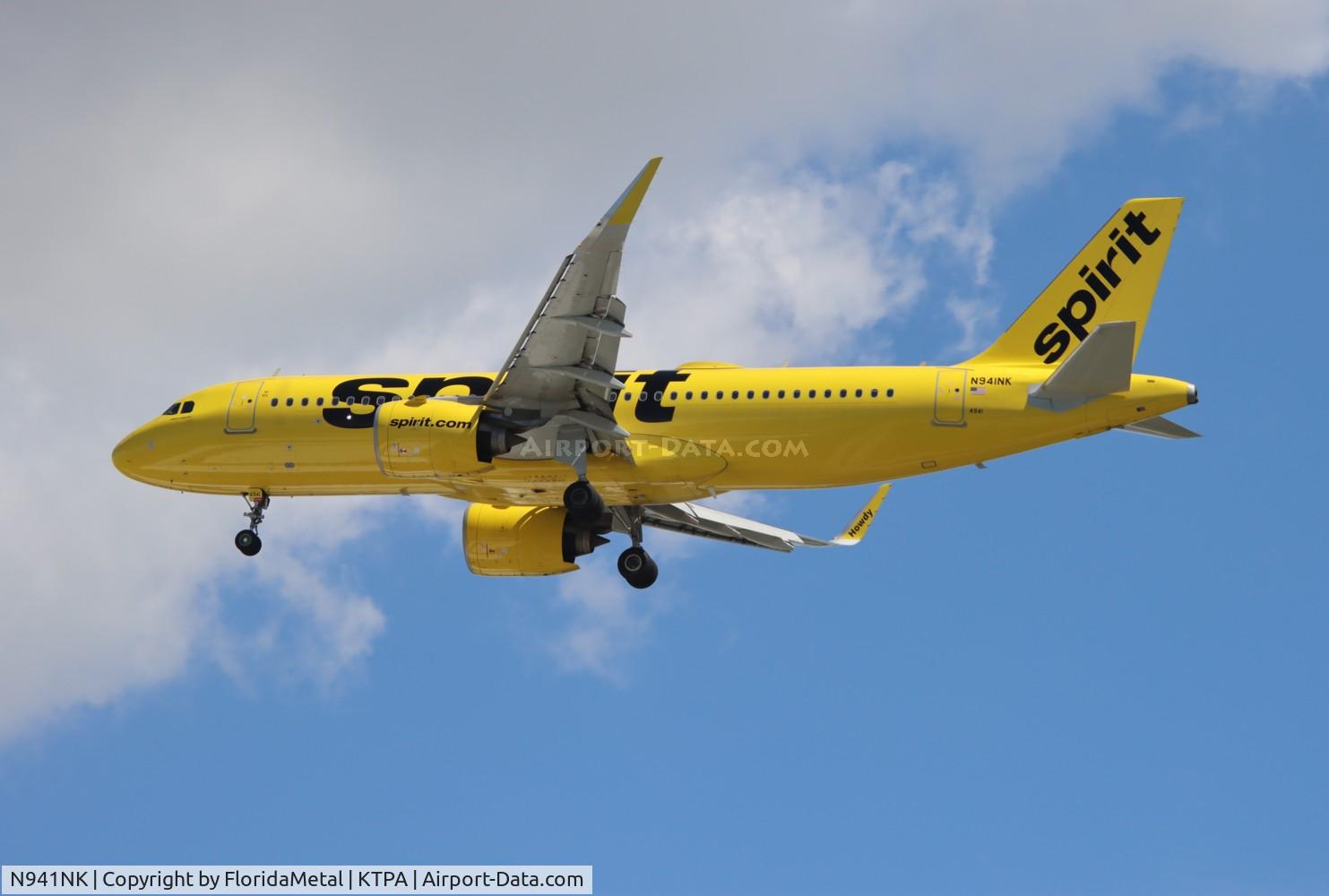 N941NK, 2021 Airbus A320-271N C/N 10449, NKS A320N zx ord-tpa