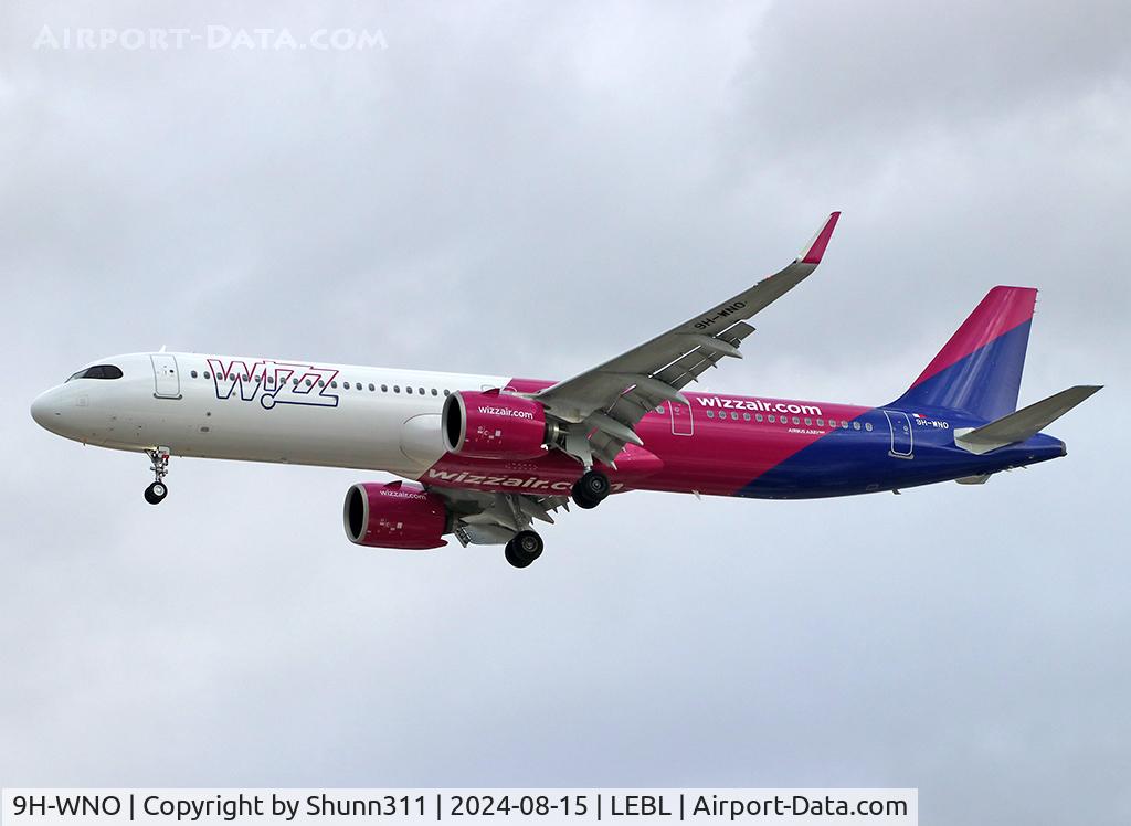 9H-WNO, 2024 Airbus A321-271 NX C/N 11978, Landing rwy 24R
