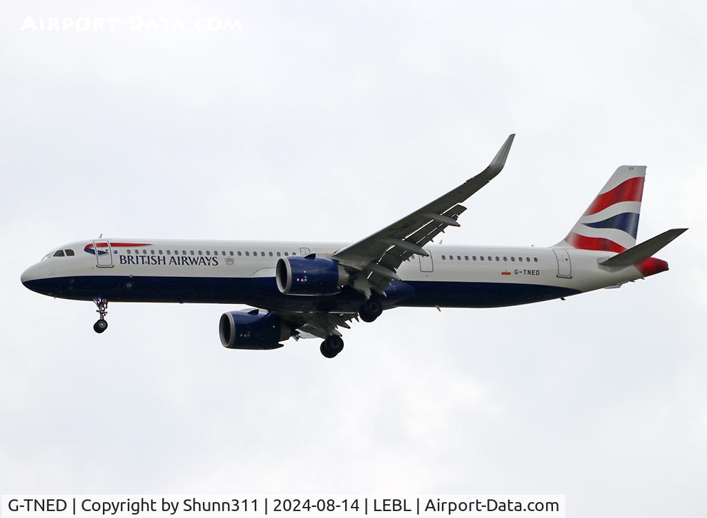 G-TNED, 2024 Airbus A321-251NX C/N 12029, Landing rwy 06L