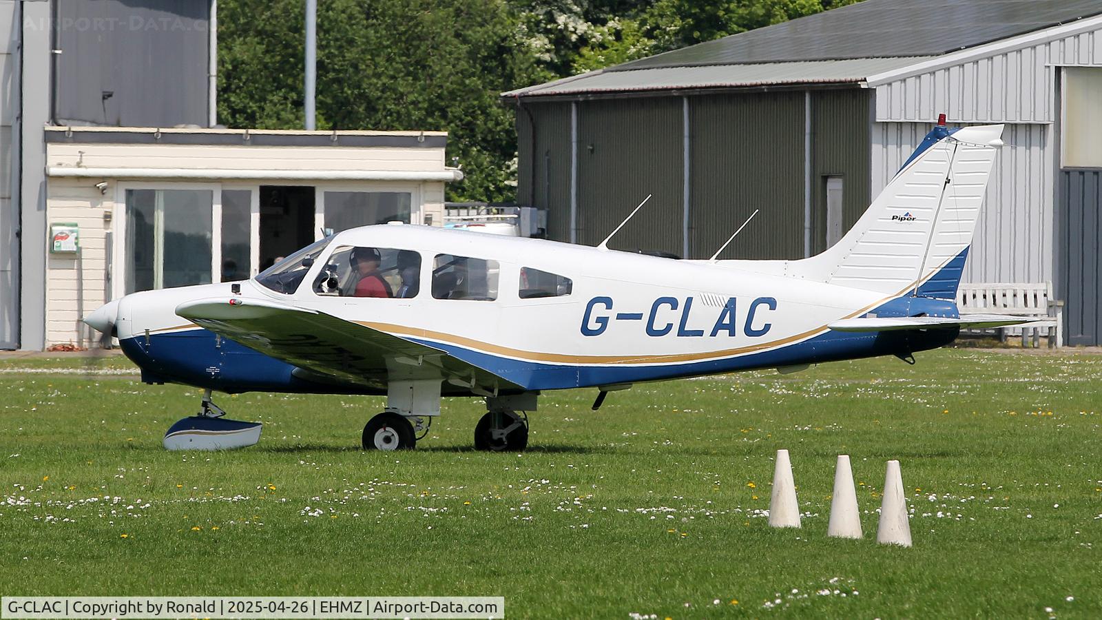 G-CLAC, 1981 Piper PA-28-161 Cherokee Warrior II C/N 28-8116241, at ehmz