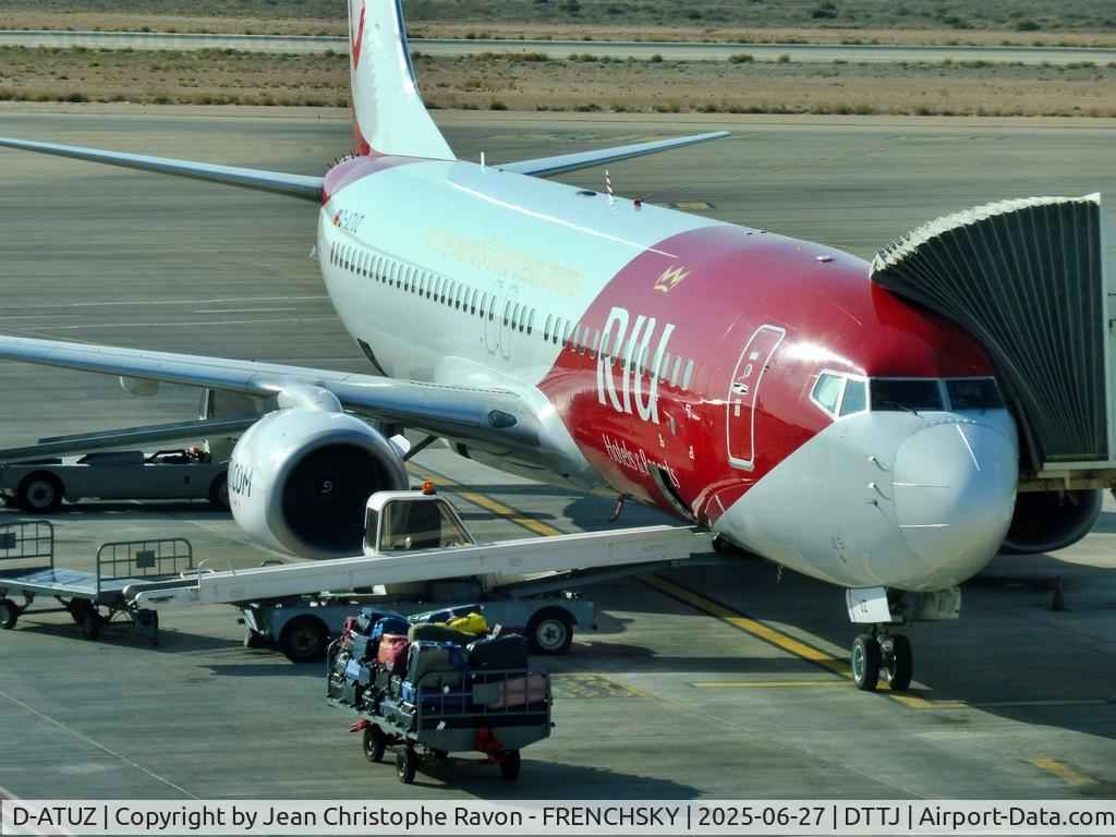 D-ATUZ, 2007 Boeing 737-8K5 C/N 34691, Djerba (DJE)	Frankfurt (FRA)	X36573