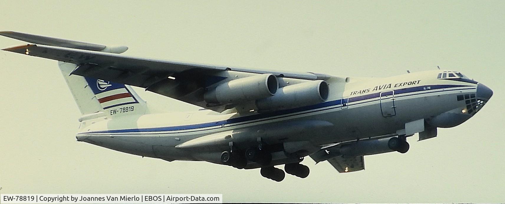 EW-78819, 1989 Ilyushin Il-76TD C/N 0093495883, Ostend spotters'thenadays paradise