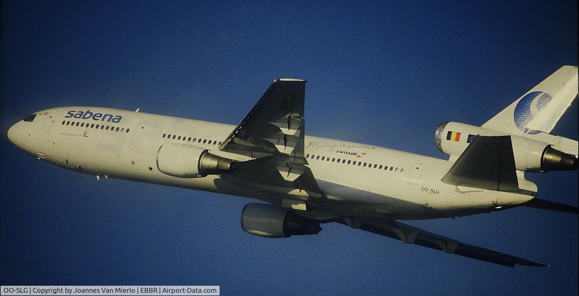 OO-SLG, 1974 McDonnell Douglas DC-10-30 C/N 47926, T/O EBBR 25R ex-slide