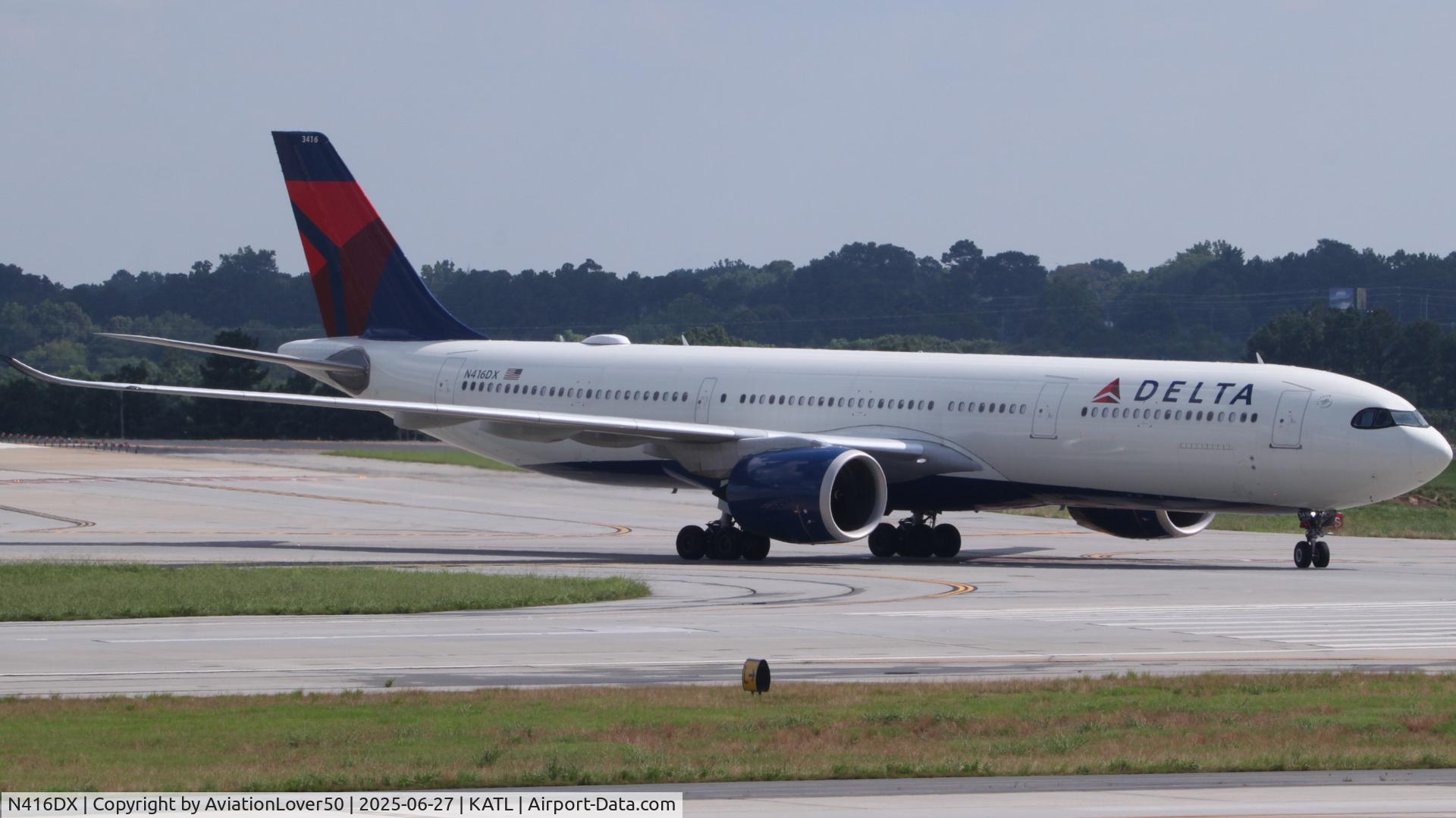 N416DX, 2021 Airbus A330-941 C/N 1999, Delta A339