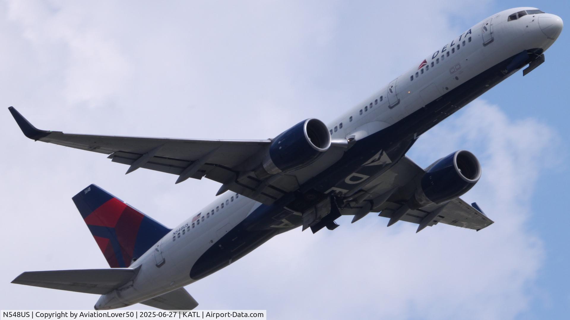N548US, 1996 Boeing 757-251 C/N 26495, Delta 752