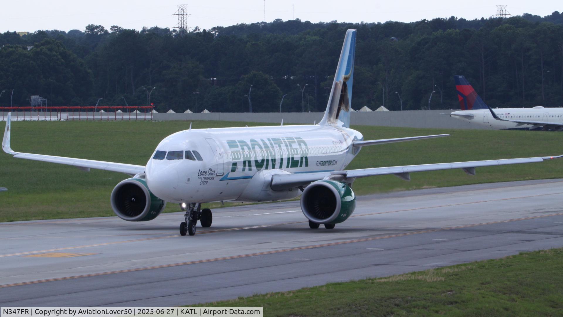 N347FR, 2019 Airbus A320-251N C/N 8811, Frontier Lone Star the Longhorn A320neo