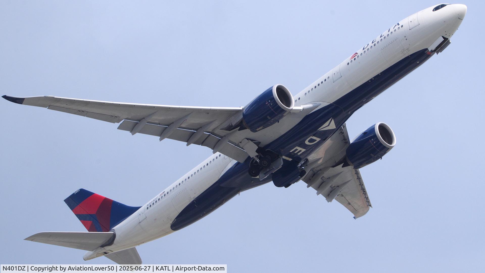 N401DZ, Airbus A330-941 C/N 1915, Delta A339