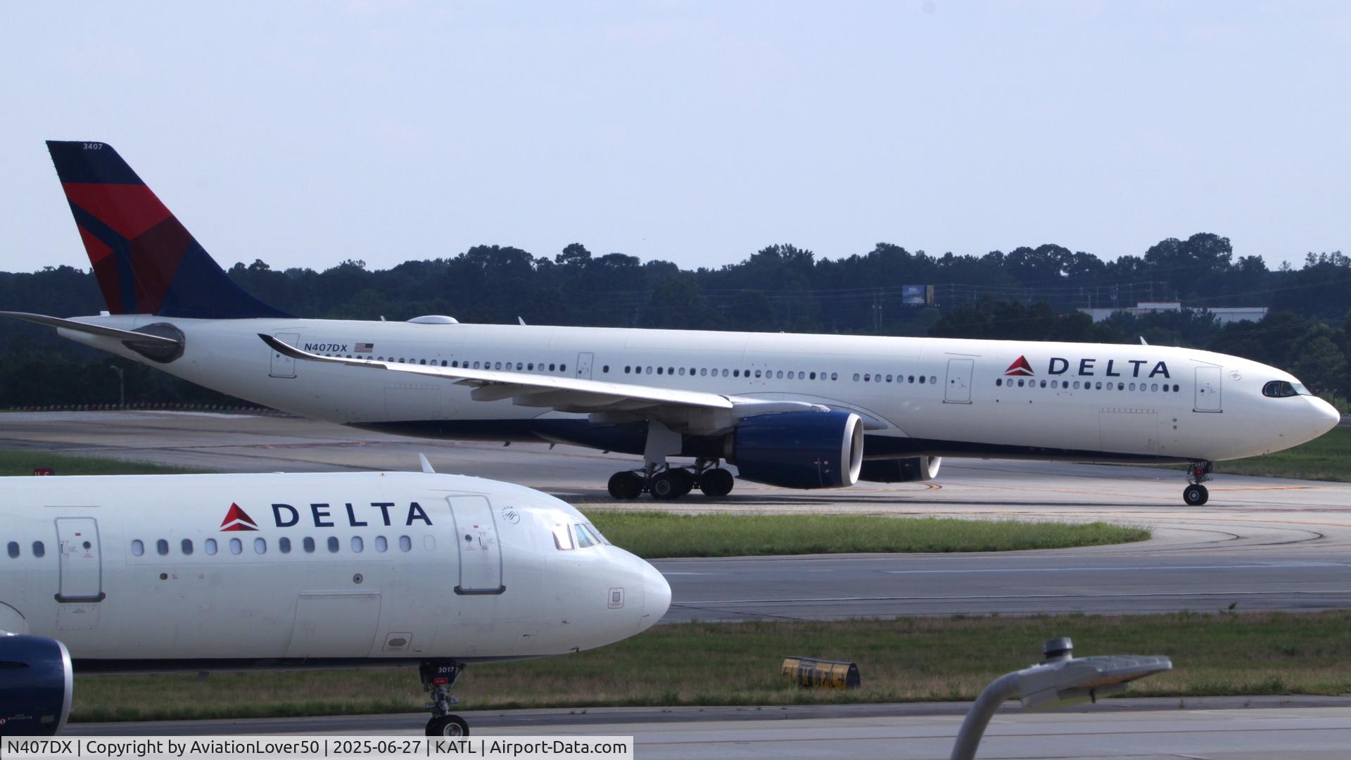 N407DX, 2020 Airbus A330-941 C/N 1957, Delta A339
