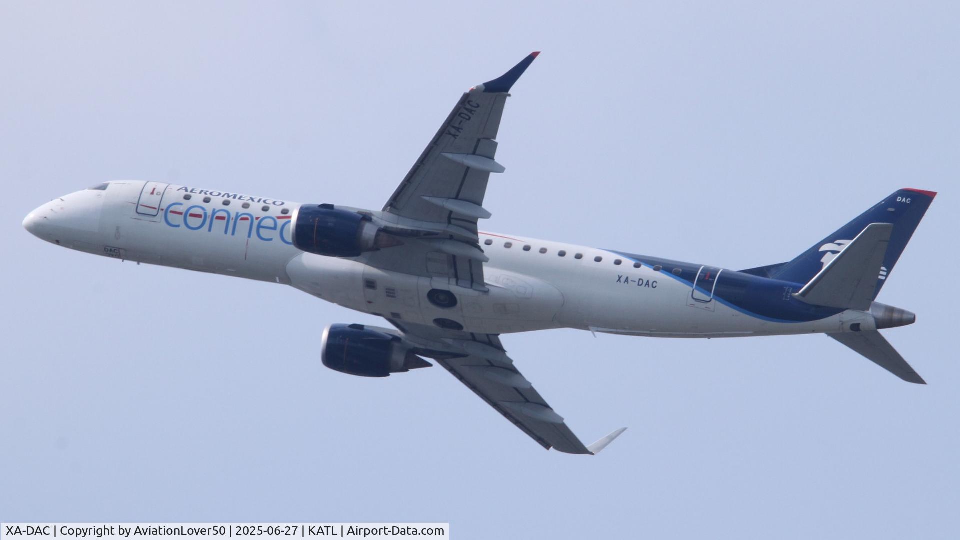 XA-DAC, 2012 Embraer 190LR (ERJ-190-100LR) C/N 19000455, Aeromexico Connect E190