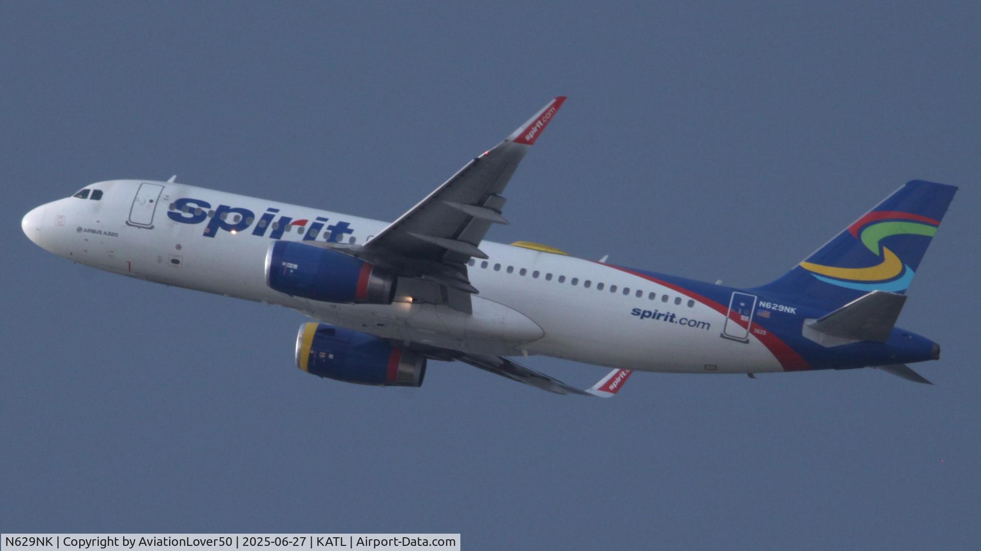 N629NK, 2014 Airbus A320-232 C/N 6300, Spirit Skittles A320