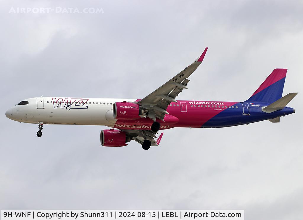 9H-WNF, 2024 Airbus A321-271NX C/N 11648, Landing rwy 24R
